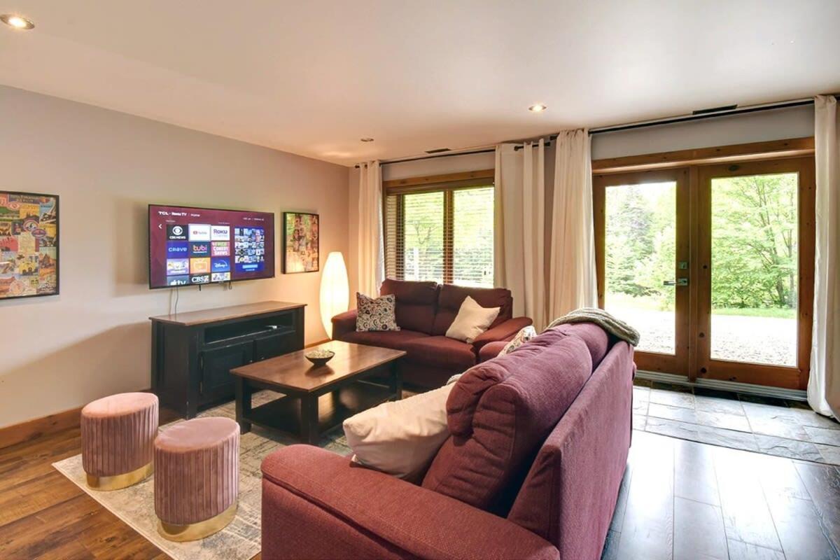 Chic Familiale, Relaxant Avec Spa En Montagnes Labelle Zewnętrze zdjęcie
