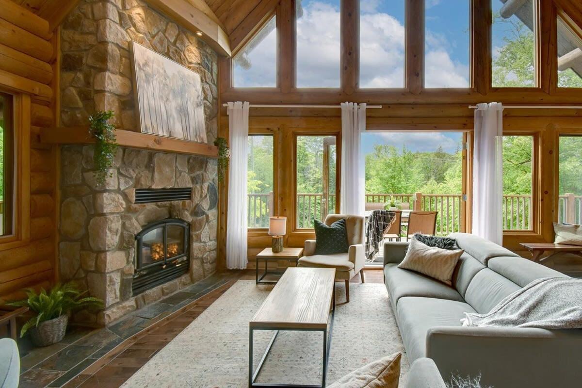 Chic Familiale, Relaxant Avec Spa En Montagnes Labelle Zewnętrze zdjęcie
