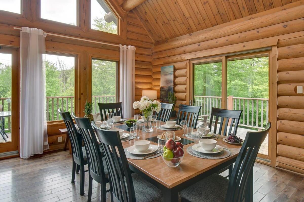 Chic Familiale, Relaxant Avec Spa En Montagnes Labelle Zewnętrze zdjęcie