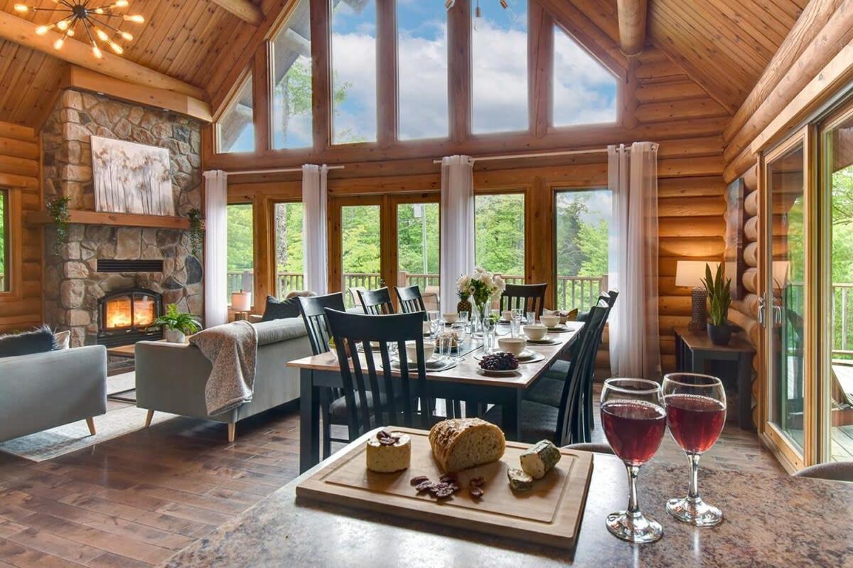 Chic Familiale, Relaxant Avec Spa En Montagnes Labelle Zewnętrze zdjęcie