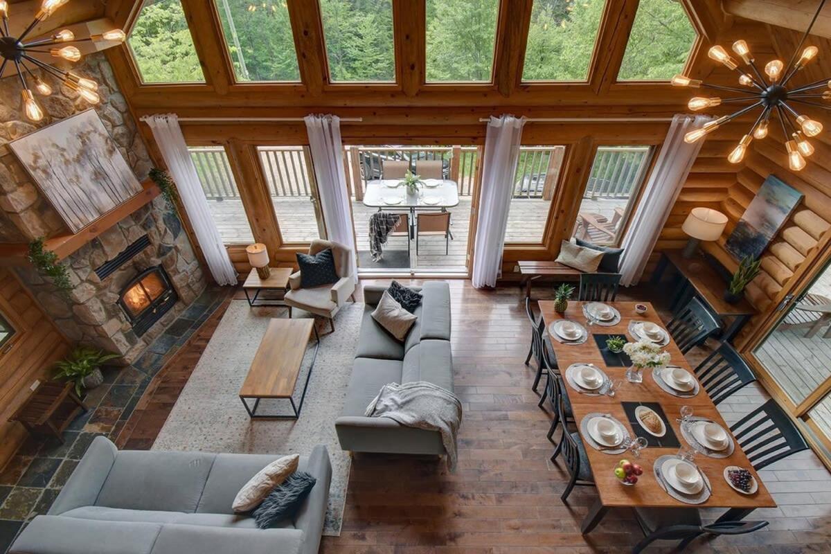 Chic Familiale, Relaxant Avec Spa En Montagnes Labelle Zewnętrze zdjęcie